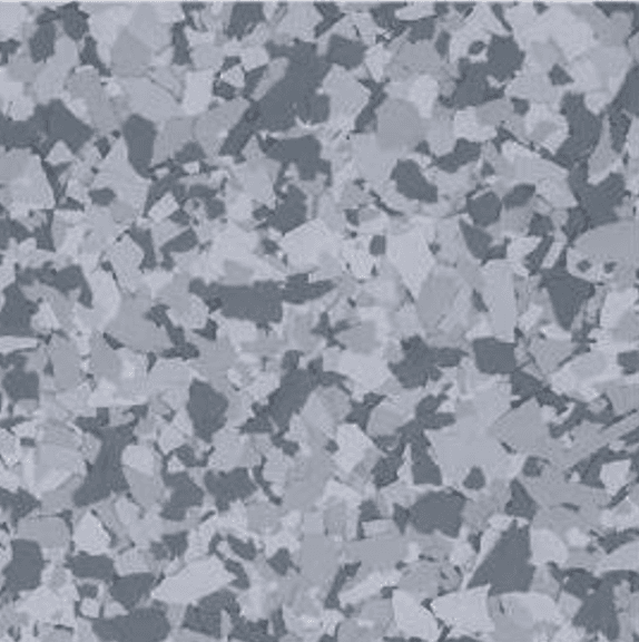 Gravel flake blend: light and medium gray chips